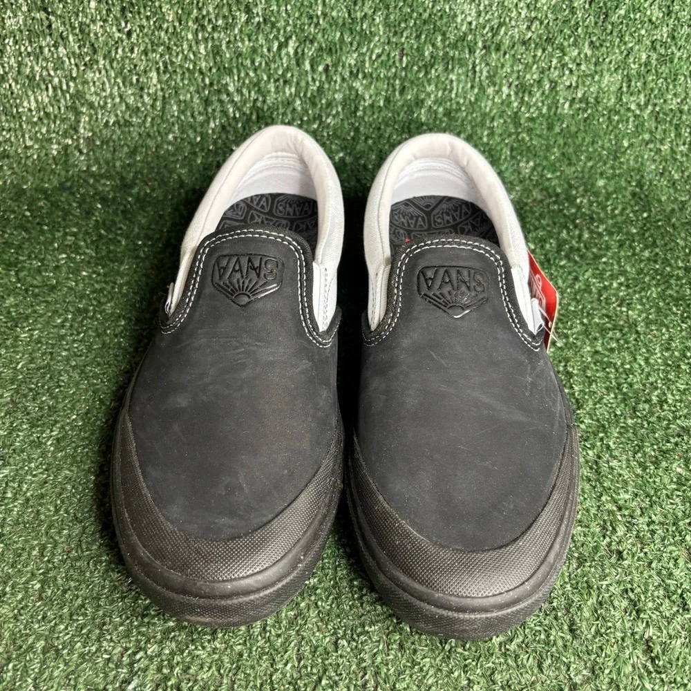 NEW Vans BMX Slip-On Dakota Roche PopCush Wafflecup Skate‎ Shoes Black Women 8.5